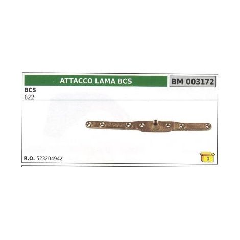 Attacco lama per motofalciatrice bcs 622