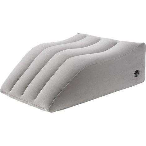 Coussins Relève-Jambes, Oreillers Compensés Gonflables, Oreiller D'élévation des Jambes, Oreiller Gonflable pour Repose-Jambes S'élevant pour Dormir, Lire, Se Détendre (1/5)