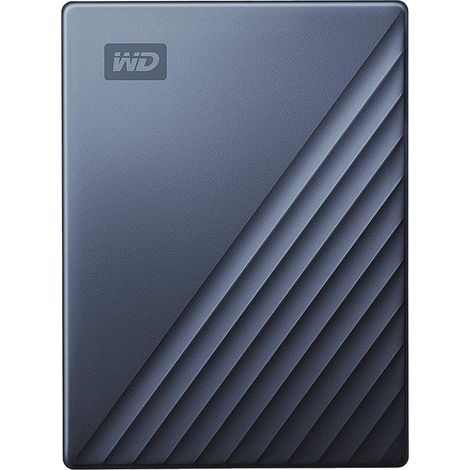 WD My Passport Ultra 2TB Blue USB-C/USB3.0 HDD 6,4cm 2,5Zoll Metal finish RTL portable extern