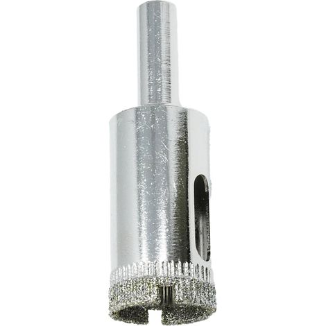 Dapetz ® Diamond Drill Bit, 18mm Glass Hole Saw Core Drill Bit with Diamond Surface Coating, for Glass/Tile/Ceramic/Marble/Limestone/Fiberglass/Porcelain Cutting (1/5)