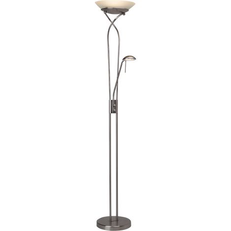 Ollie, Deckenfluter LED 18W/4,5W, Metall/Kunstst. (1/2)