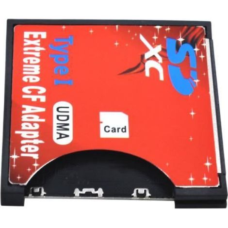 Hub USB,adaptateur SD vers CF de haute qualité,lecteur de carte mémoire SDHC SDXC vers Flash Compact [F696938718] (1/4)