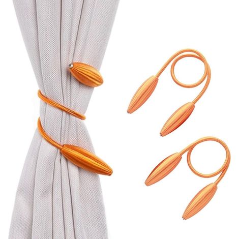 Embrasses de rideaux ovales pour rideaux décoratifs (1 paire) (1/5)