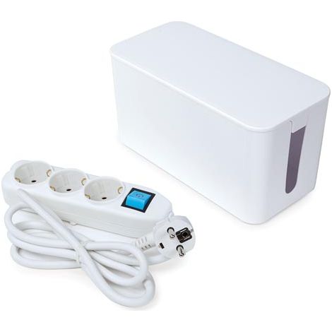 Perel EB3WSWOG base múltiple 1,5 m 3 salidas AC Interior Blanco (1/5)