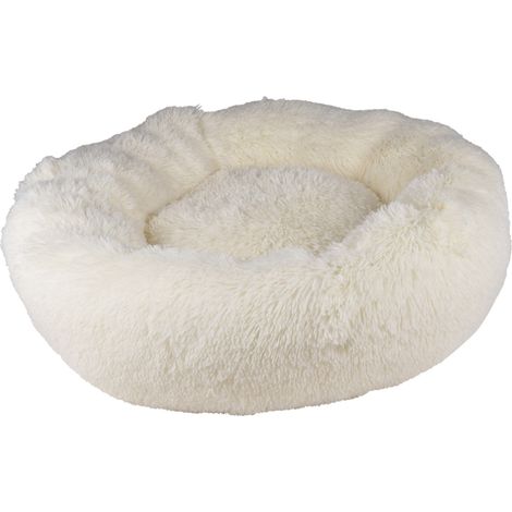 Coussin rond Chat ou Chien 95 cm Relax Ecru (1/5)