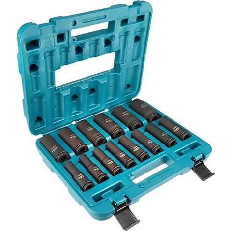 Makita B-52308 14-delige 1/2" Krachtdoppenset in koffer (1/3)