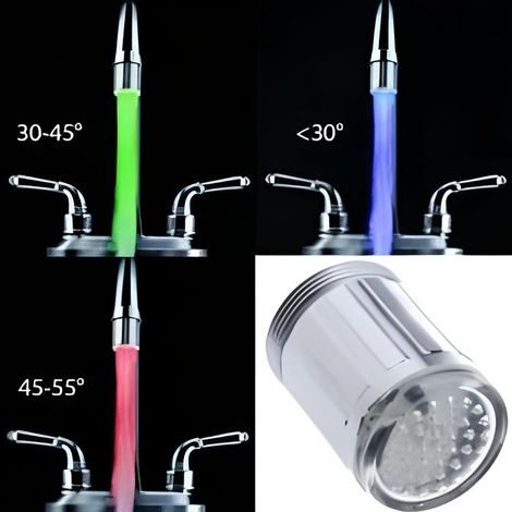 Embout lumineux à LED de sécurité 3 couleurs (1/4)