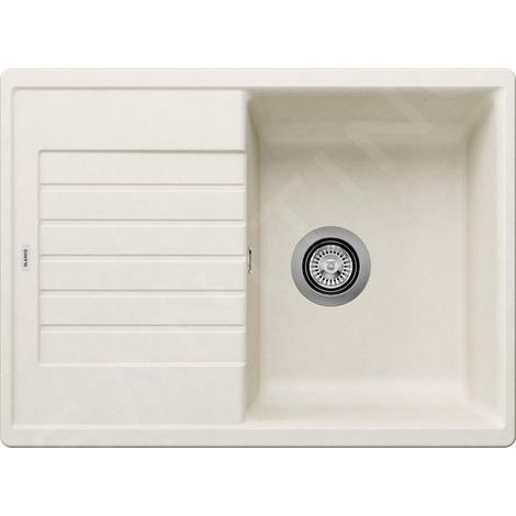 Blanco – Évier en silgranit 1 bac 68x50 cm – Couleur blanc doux – Montage par le dessus – Profondeur 190 mm – SKU 527197