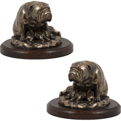 Bulldog I - une statuette de chien, une figurine de bureau, un trophée pour une exposition canine par Art-Dog (1/5)