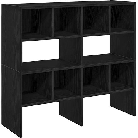 Maison Exclusive - Zapateros 2 uds apilables roble negro 89,5x30x (1/5)
