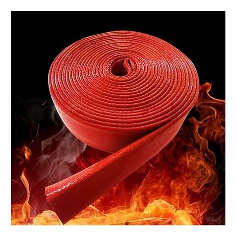 Fire Retardant Cable Protector with Silicone Fiberglass Housing 10mm (1/2)
