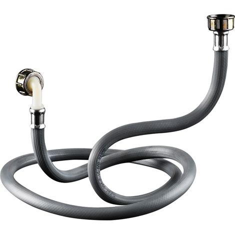 Conexion flexible lavadadora tuercas metalicas hh3/4´150 cm (1/2)