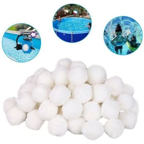 Balles Filtrantes, 200g Boules de Filtre de Piscine , Convient à Divers Systèmes de Filtration, Filtre à Sable (1/5)