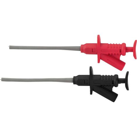 Grip-fils à pince Monacor TH-40 CAT III 1000 V rouge, noir 1 paire(s) Y178973 (1/2)