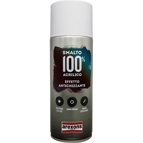 SMALTO SPRAY EFFETTO ANTICHIZZANTE ml. 400 - grigio  - AREXONS