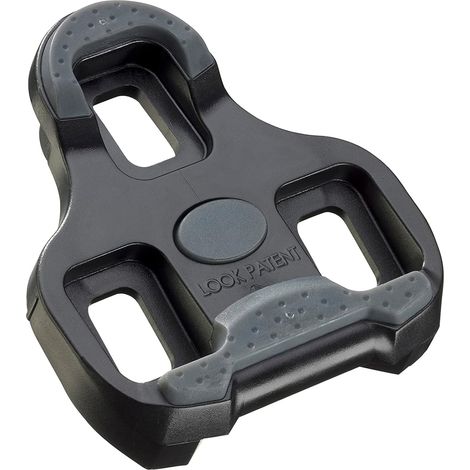 1 Paire - Cales Cyclisme KEO Grip - Fonction Mémoire Position - Surface TPU Antidérapante - Compatible Pédales Standard KEO - Noir Gris Rouge (1/5)