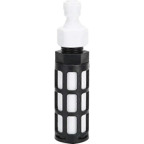 Filtre à eau pour pompe et pulvérisateur d'eau pour tuyau d'arrosage de 6,35 mm (1/4 pouce), noir (1/5)