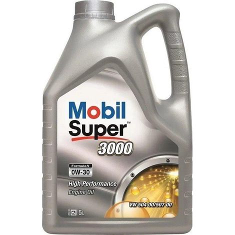 Mobil Super 3000 Formula V Olio motore sintetico 0W-30 5L