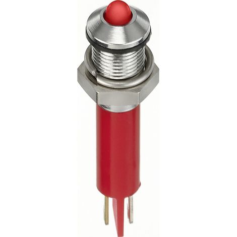 APEM Q8P1CXXR12E LED-Signalleuchte Rot  Prominent      80 mcd