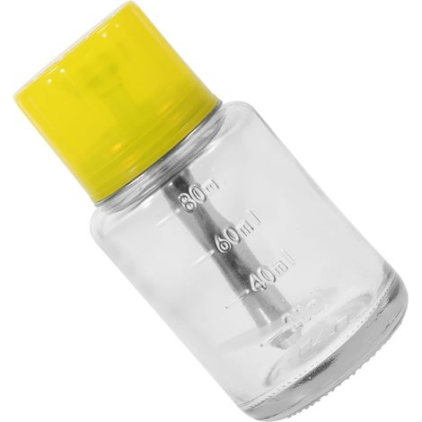 Flacon Pompe Vide en Verre Stable et Pratique pour Voyage, Récipient de Stockage de Liquides pour Toner et Autres Liquides (1/5)