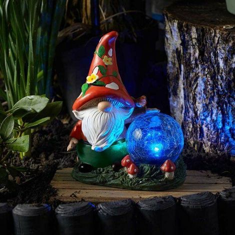 Solar Woodland Wizard Garden Ornament (1/3)