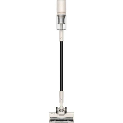 Dreame – Aspirateur-balai 2 en 1 sans sac – Puissance 310 W – Autonomie 2 Ah – Filtration EPA pour nettoyage sec – Couleur beige, blanc