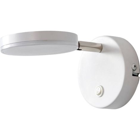 Lindby LED 'Milow' in Bianco da Plastica