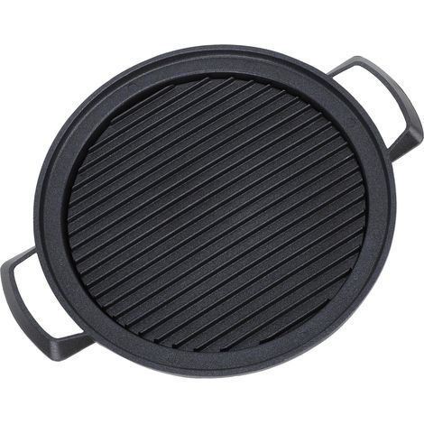 Mini barbecue Hibachi japonais en alliage d'aluminium, style japonais, à poser sur une table, petit format, portable, à charbon de bois, rond. (1/5)