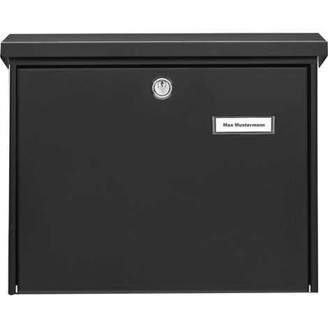 Briefkasten AMSTERDAM 867 S Farbe schwarz