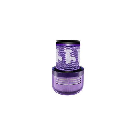 Filtres HEPA de rechange pour aspirateur sans fil Dyson V12 Detect Slim, filtre pour aspirateur sans fil Dyson V12 Slim Absolute Extra/Total Clean/Fluffy, 971517-01 (1/2)