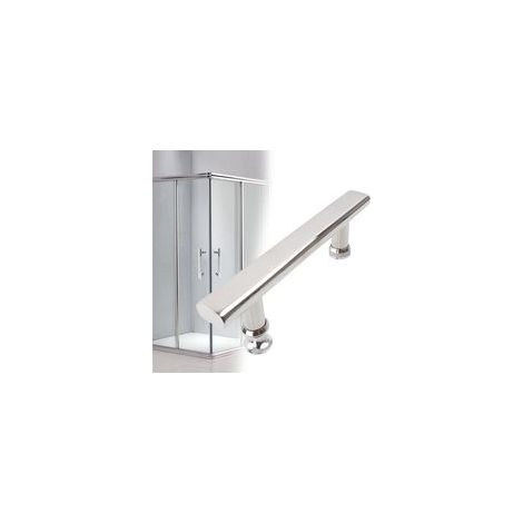 Poignées ou boutons de porte de douche en acier inoxydable chromé pour cabine de douche 145 mm (1/5)