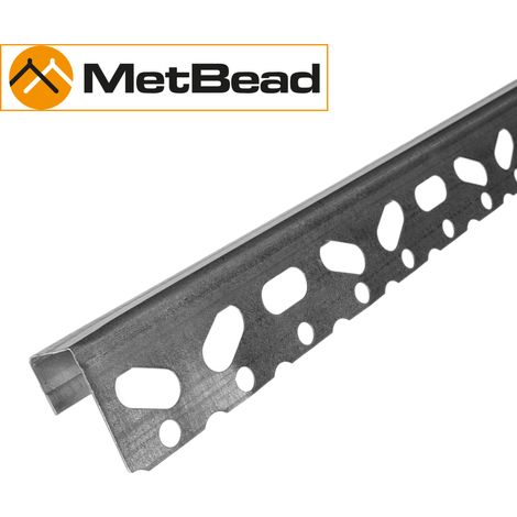 MetBead 15mm Galvanised Edge Bead 3.0m Pack of 100