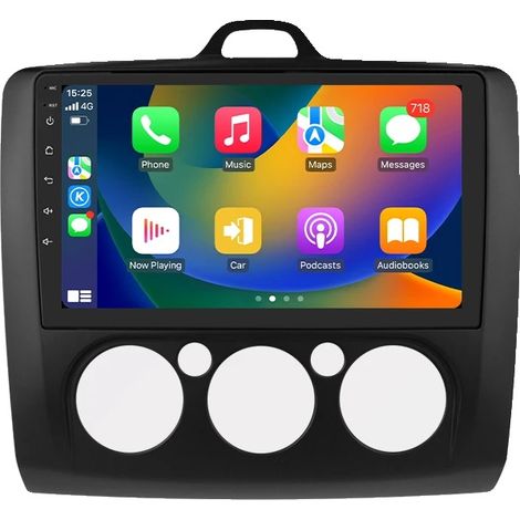 CarPlay, lettore multimediale, sistema di navigazione, compatibile con Ford Focus 2 3 Mk2 Mk3 2004-2011, P2CP B (1/2)