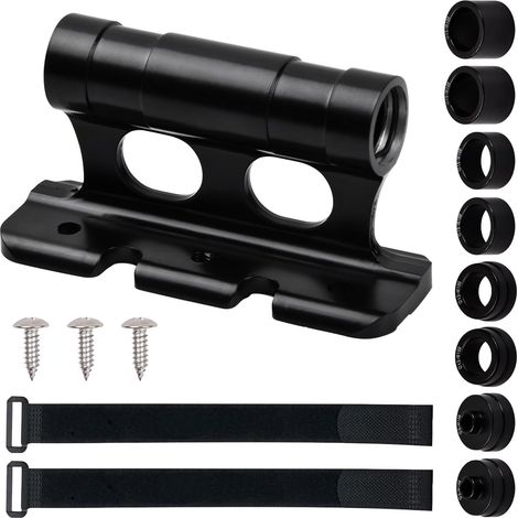 Support de Fixation de Fourche de Vélo, Support Velo Voiture Toit en Alliage d'Aluminium, Clip Fixation sur Fourche de Vélo pour 5/12/15x100mm 15x110mm (1/5)