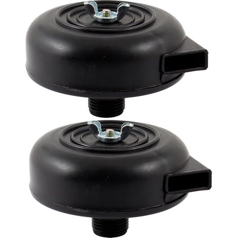 coperture per filtro di scarico da 20 mm per compressore d'aria, nere