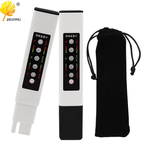 Sonde à sel en alliage de titane pour cuisines domestiques : contrôlez facilement la salinité des soupes et des bouillons. (1/5)