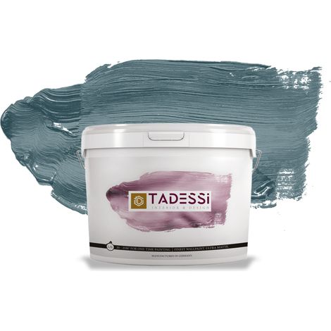 TADESSI Color Vista Wandfarbe Blau - Stahlblau - Matte Dispersionsfarbe - Innenfarbe für Wand und Decke (1/5)