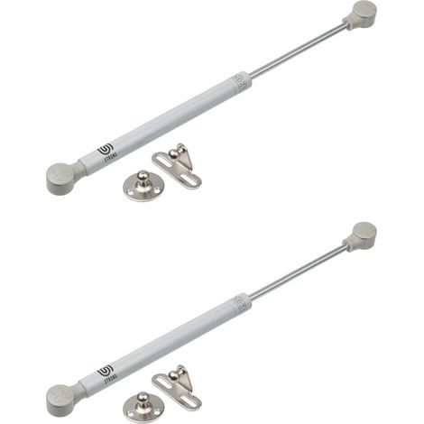 Cyclingcolors – Vérin à gaz automatique 245mm – Force 30N – Couleur gris argent – Pour portes et meubles – Installation simple