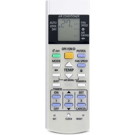 Mando a distancia de aire acondicionado compatible con Panasonic A75C3155 (1/5)