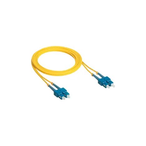 cordon optique - duplex sc/sc - os1/os2 - 2 mètres - jaune - legrand 032601
