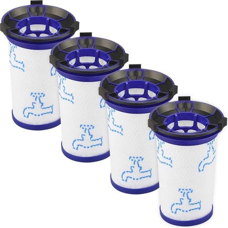 Lot de 4 Filtre de remplacement pour aspirateur Rowenta Air Force 360 RH9037 RH9038 RH9039 RH9051WO RH9057WO RH9086WO Alternative pour ZR009001 (1/5)