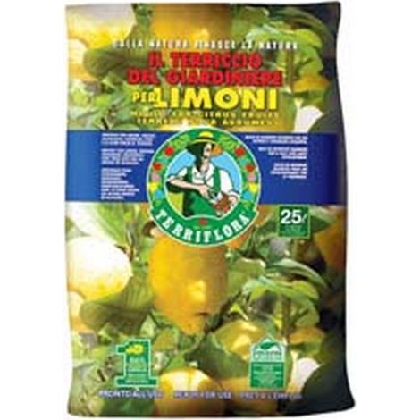 1PZ TERRICCIO DEL GIARDINIERE PER LIMONI LT.25
