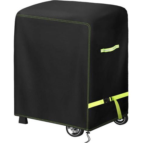Housse Barbecue Exterieur, 420D Oxford Bache Barbecue Exterieur Protection 90 x 70 x 110 cm, Anti-Vent/Solei/l'eau, Housse Plancha Convient la Plupart des Grills (1/5)