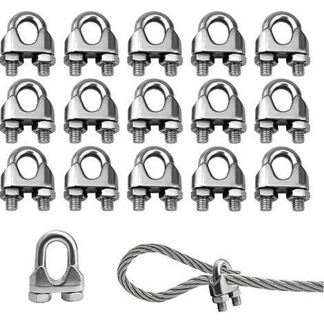 M4 U Type Acier inoxydable Cable Ties (1/2)
