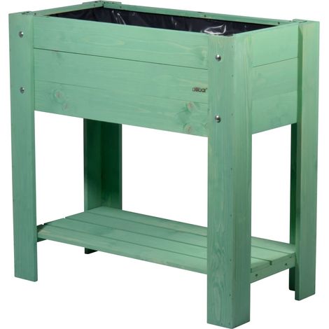 Jardinière surélevée élégante Urban avec Plateau de Rangement - Jardinière surélevée avec Film pour Plantes - Jardinière pour Balcon/Jardin/terrasse (1/5)