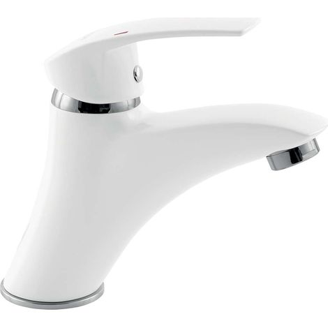 Novaservis Metalia 57 - Waschtischarmatur, weiß/chrom 57002/1,1