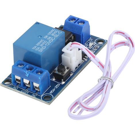 Module relais bistable 1 bouton marche/arrêt à verrouillage automatique, composant de commande électronique 12 V CC (1/5)