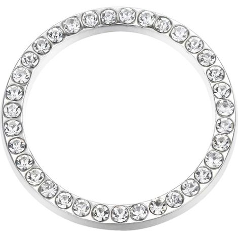 Anneau de Moteur de Voiture Blanc en Acier Inoxydable et Strass Rhinestone Bande Adhésive pour Décoration Intérieure Automobile Élégante et Luxueuse (1/5)