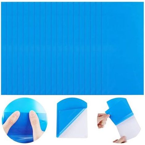 Hochleistungs-Reparaturflicken für Poolfolien. 85 x 125 cm. Selbstklebendes Vinyl. Wasserdicht. Für eingelassene und Aufstellpools. Schnelle Reparatur. (1/5)