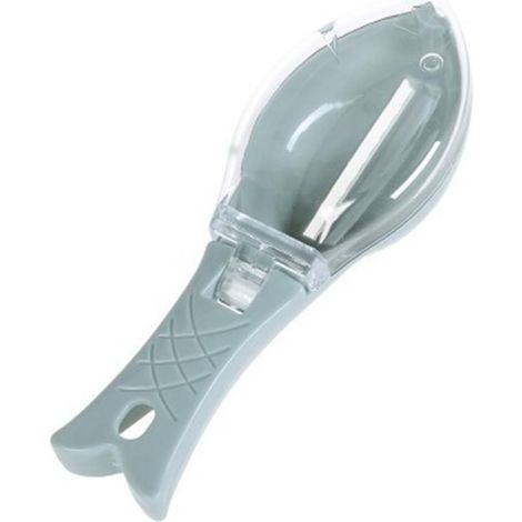 Brosse À Écailles - 16 cm - Design Poisson Avec Couvercle Anti-Éclaboussures - Pour Cuisine Maison Et Extérieur - 1 Pièce (1/5)